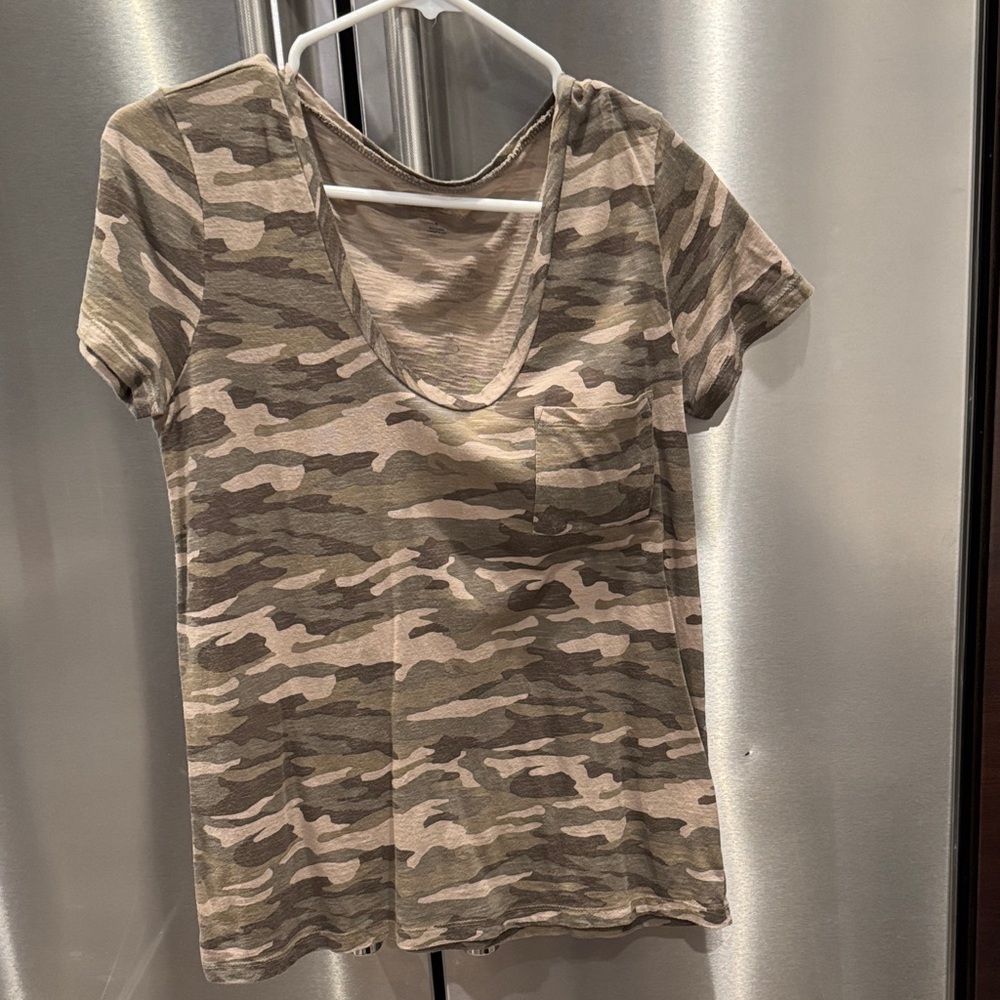 Caslon Camo Print Short Sleeve Tee